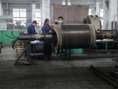 電機(jī)殼裂痕、軸磨損修復(fù)